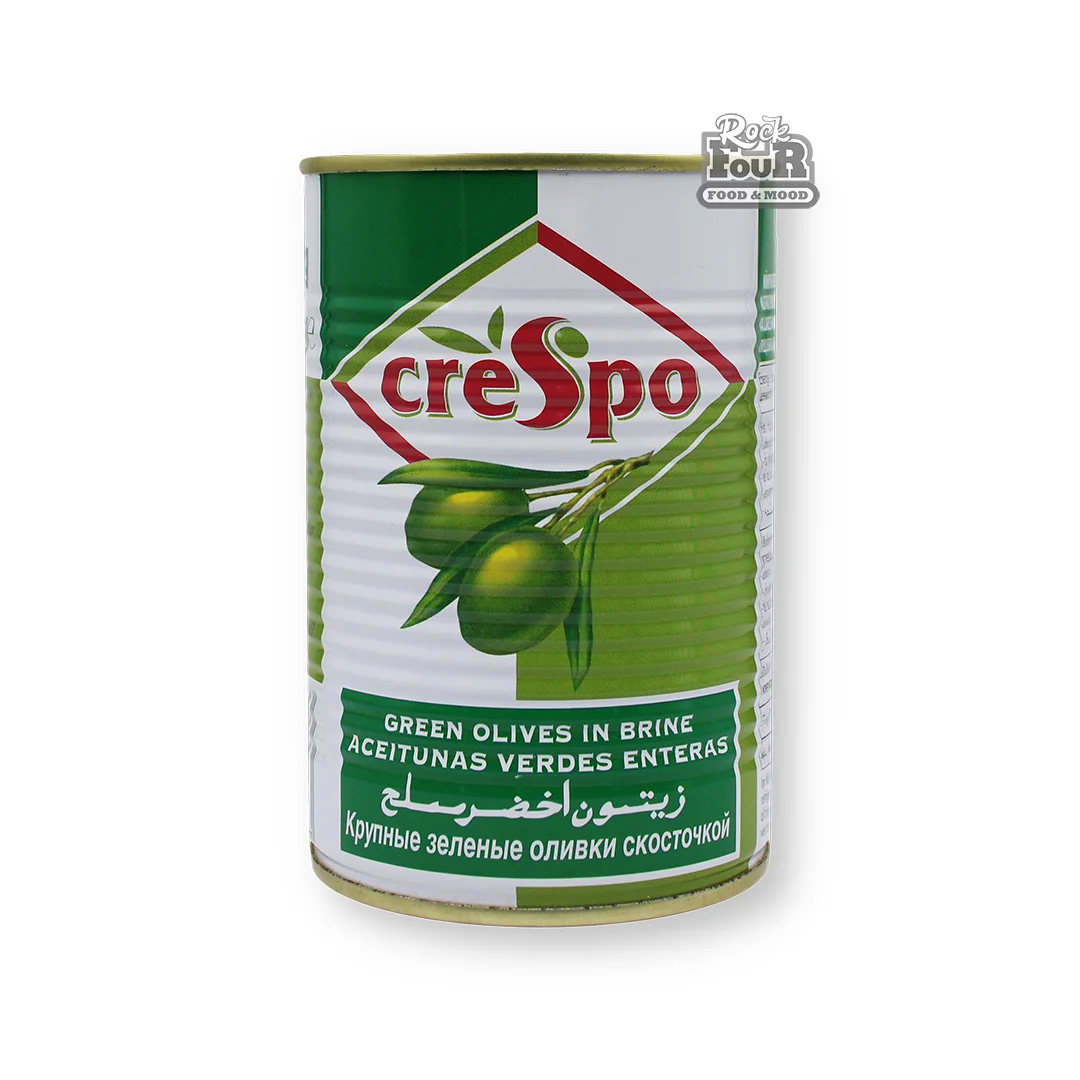 Olives large,green "Crespo" with pits 397g